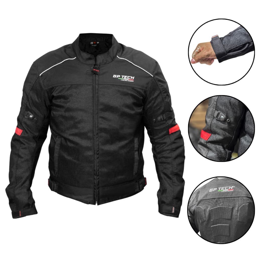 Jaqueta Motoqueiro Motociclista Ventilada Proteção Masculina Moto Impermeável