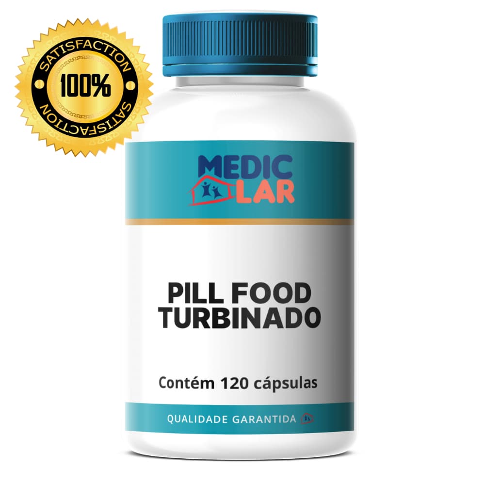 Pill Food Turbinado Cabelo Pele Unhas -  60 ou 120 cápsulas