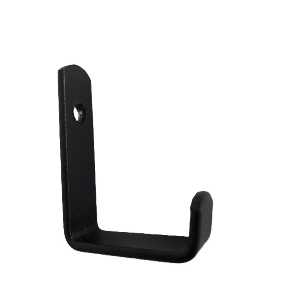 Gancho Cabideiro Porta Toalhas De Parede Preto