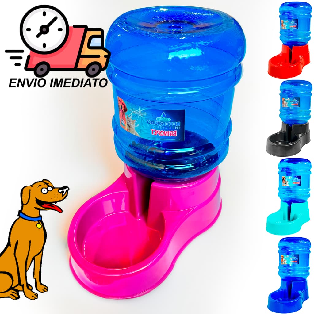 Bebedouro Pet Automático Grande Porte Com Galão 10 Litros Cães e Gatos