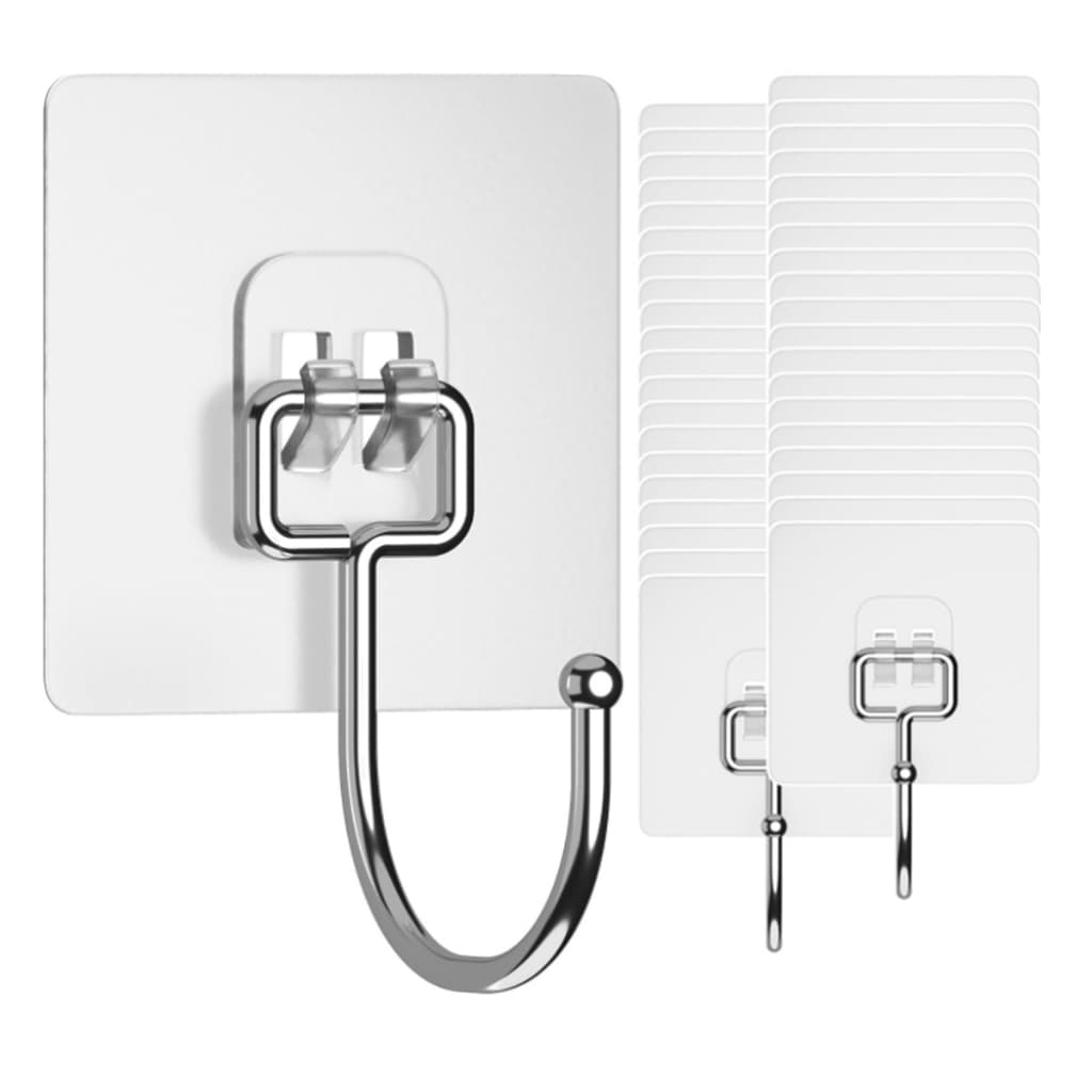 Kit 10 Ganchos Adesivos Grandes Para Pendurar Resistentes