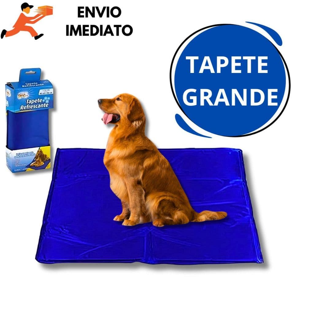 Tapete Gelado Refrescante Para Pet Cachorro Gato Grande 50x90 Durável