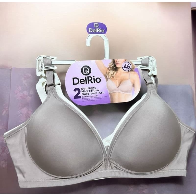 Kit de-2 Sutias com Bojo- Sem Aro /super confort DelRio comfort