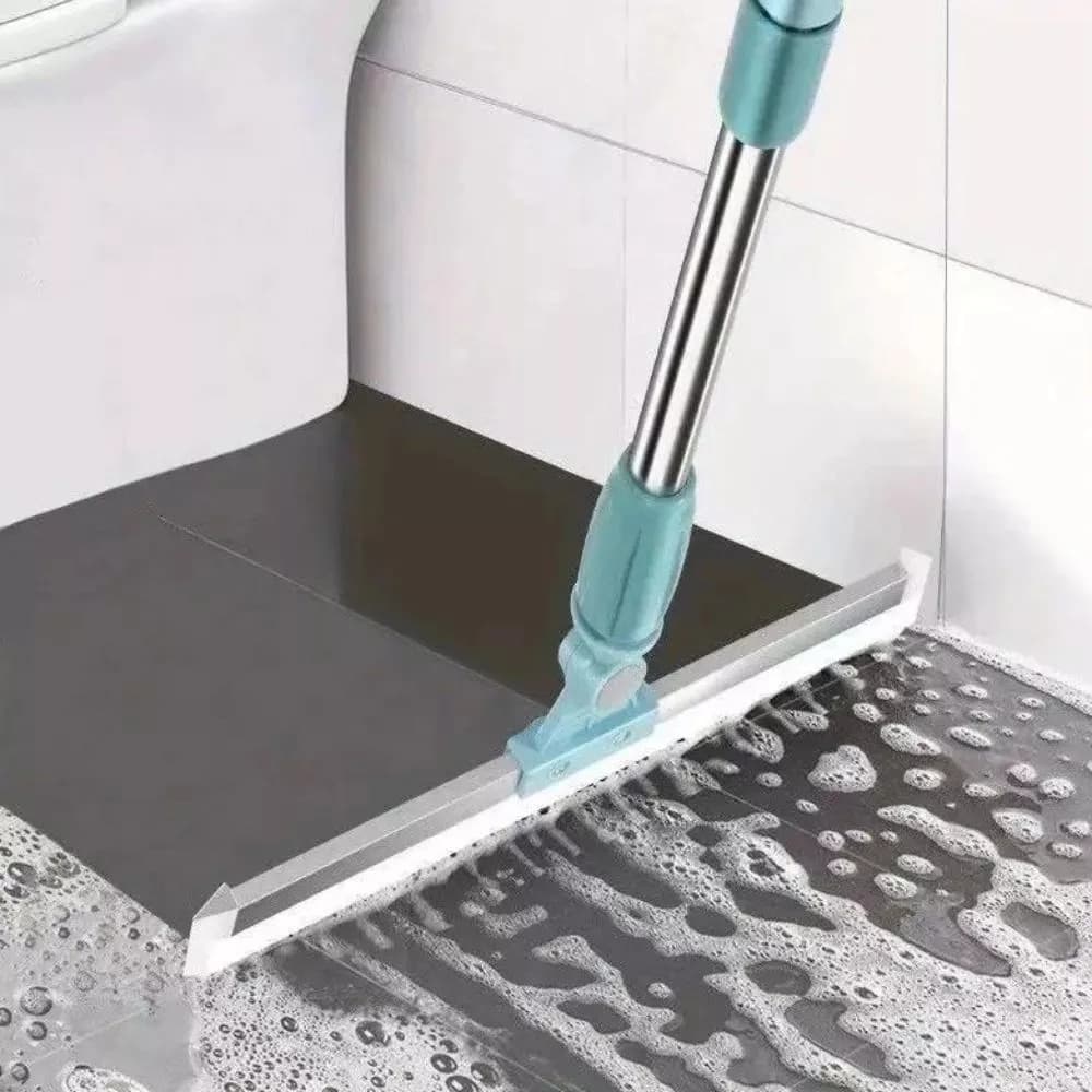 Rodo Limpador De Silicone Mágico multi-Funcional Varredor De Vidros Molhado E Seco De Uso Duplo/Vassoura