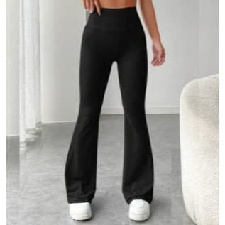 Calça Legging Flare Cintura Alta Bailarina Suplex Promoção Dias Dos Namorados
