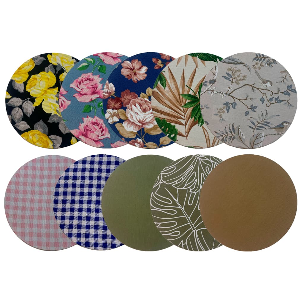 Capa De Sousplat Estampado 35cm Várias Cores - Souplat Soupla Suplat Mesa Posta