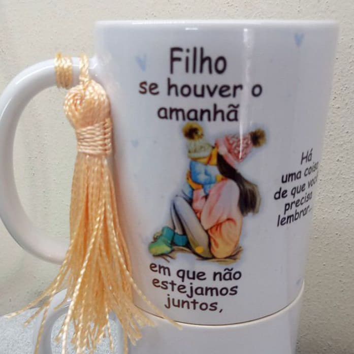 FILHO SE HOUVE AMANHÃ - (mod:05) -CANECA MAE E FILHO MORENOS