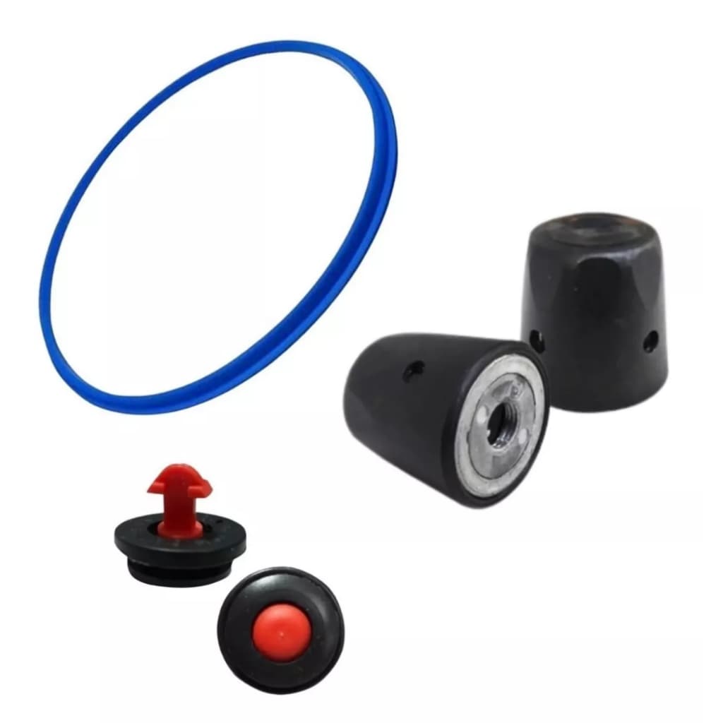 Kit Reparo Panela de Pressão Universal 2 4,5 e 6 litros Borracha Pino Peso Valvula de Segurança