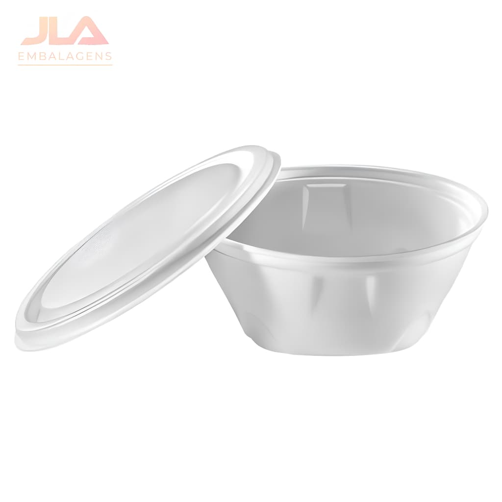 Marmitex De Isopor 1100ml Com Tampa (R4) | Bom Apetite