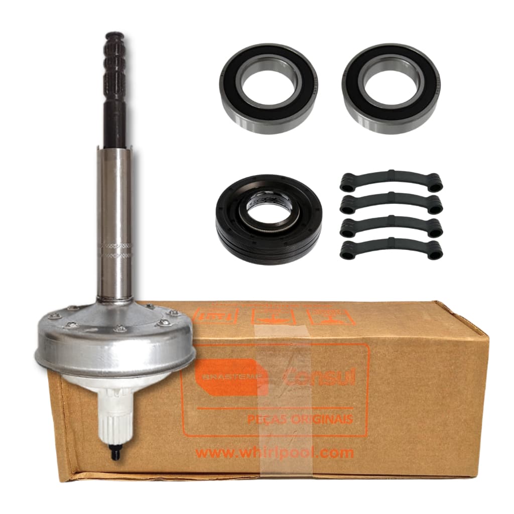 Kit Cambio Mecanismo Eixo Longo Brastemp Ative 11kg Bwl11 Consul Cwe10 Original