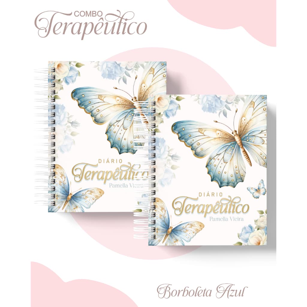 Diário Terapêutico Personalizado - Agenda Permanente - Diário de Sentimentos