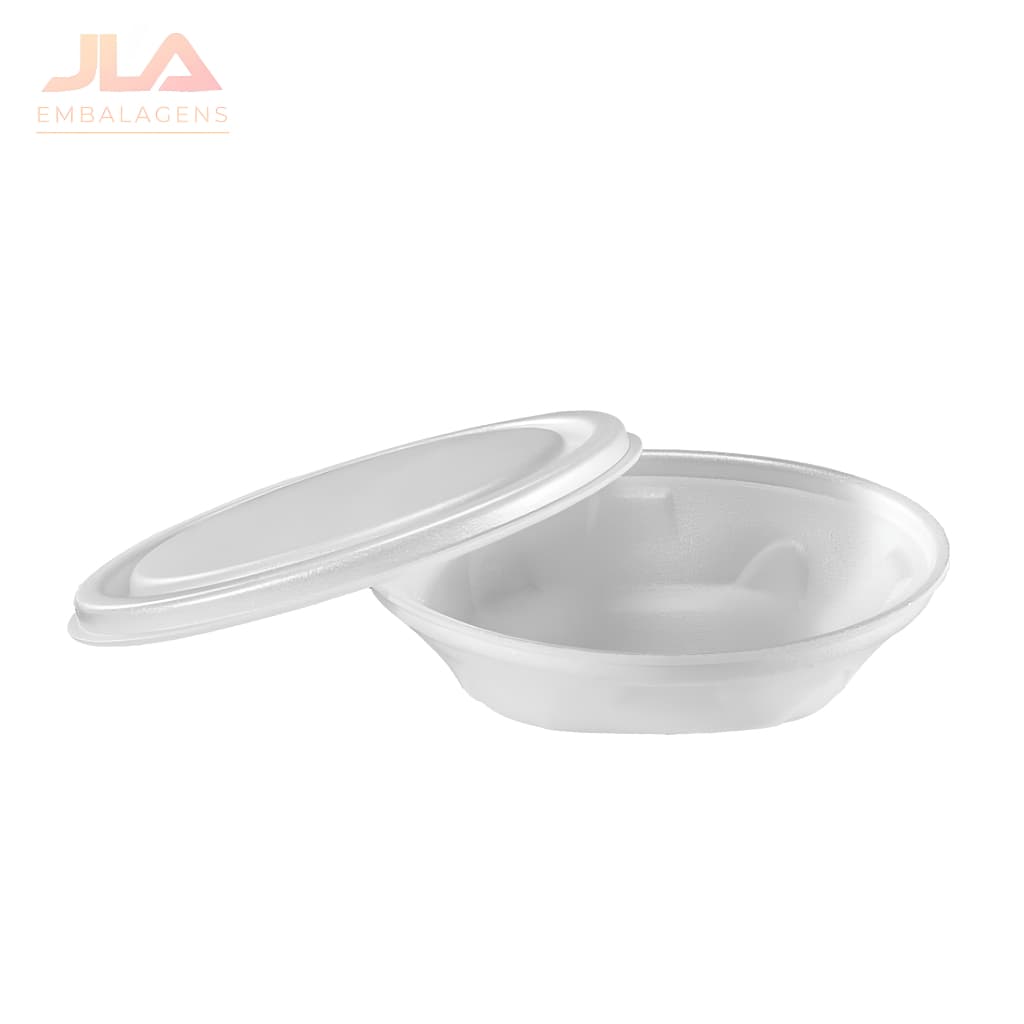 Marmitex De Isopor 500ml Com Tampa (R0) | Bom Apetite
