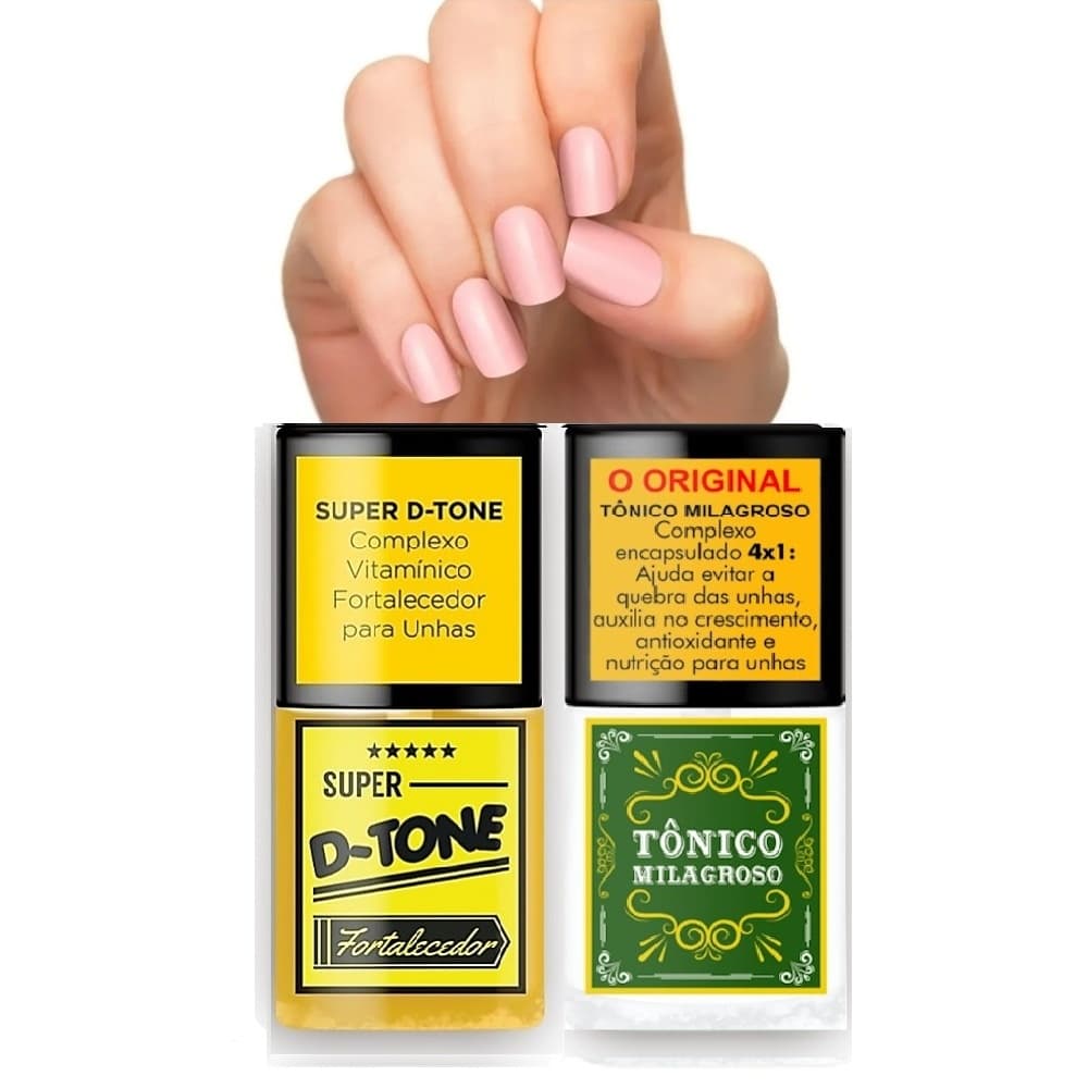 Kit Base Tônico Milagroso + Base D Tone - Top Beauty