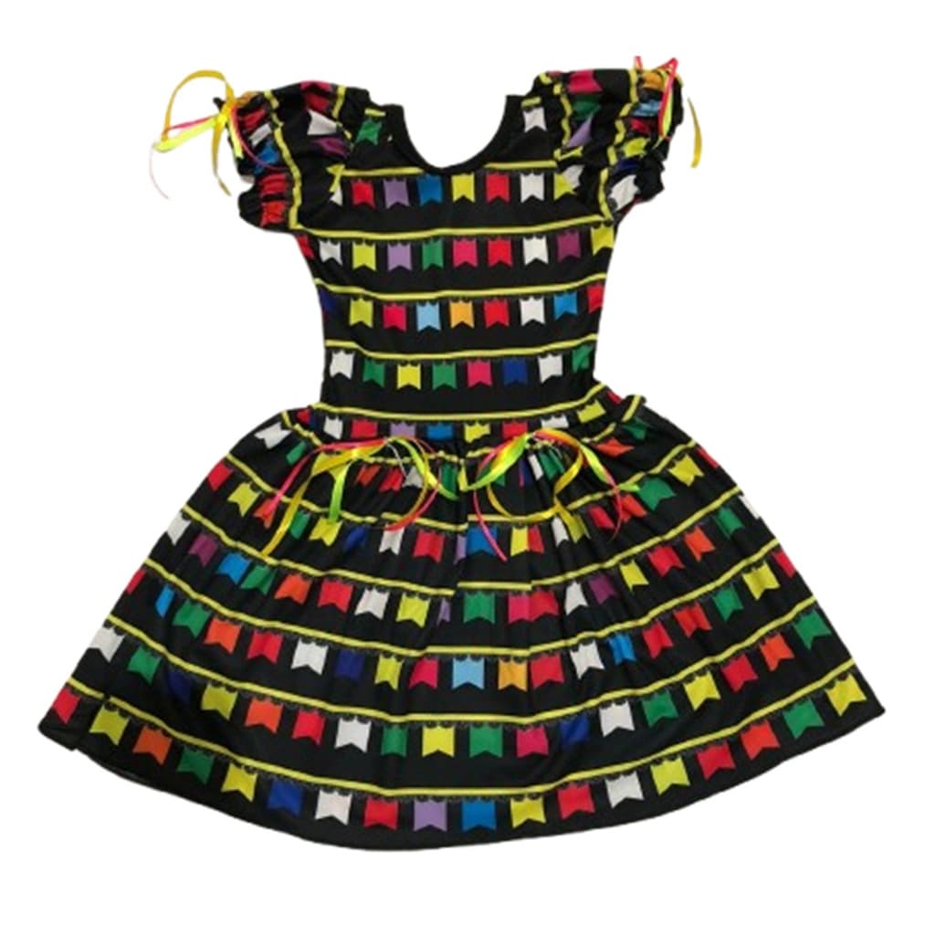 Fantasia Junina Infantil Menina – Modelo Caipira Lindíssimo!