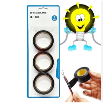 Kit 3 Fita Isolante Anti Chama Alta Adesão