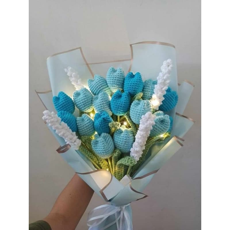 Tulipas em Crochê - Pacote Promocional - Tulipas para Buquê - Dia dos Namorados - Decoração