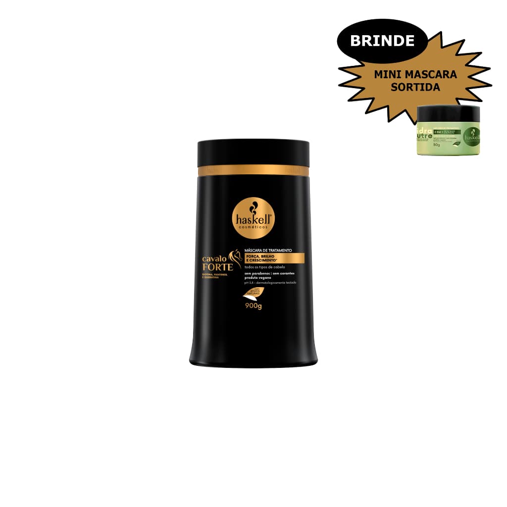Máscara Haskell Cavalo Forte 900g Hidratação Reconstrução