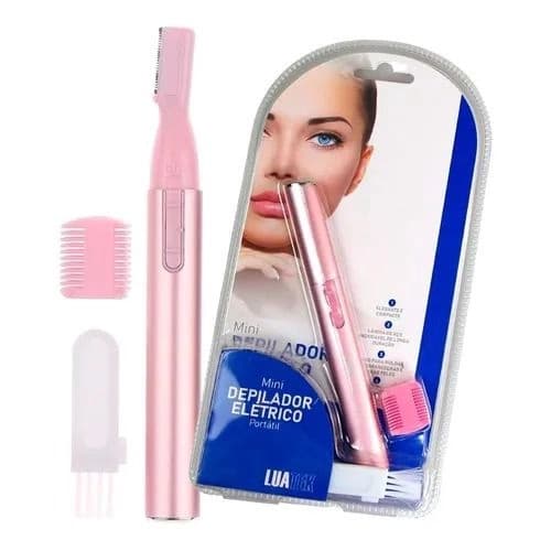 Depilador Elétrico Lua Tek, sobrancelha, Buço, depilação facial