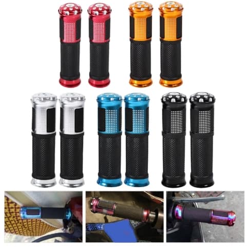 Par de Manopla Esportiva Universal Moto Peso Curto Diamante