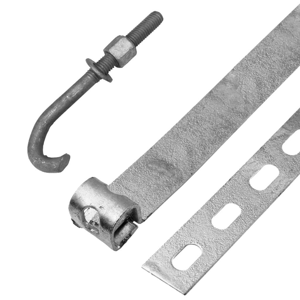 Abraçadeira BAP 2 Ajustável Com Parafuso e Porca Comprimento de 80cm - Galvanização a Fogo - BAP0002