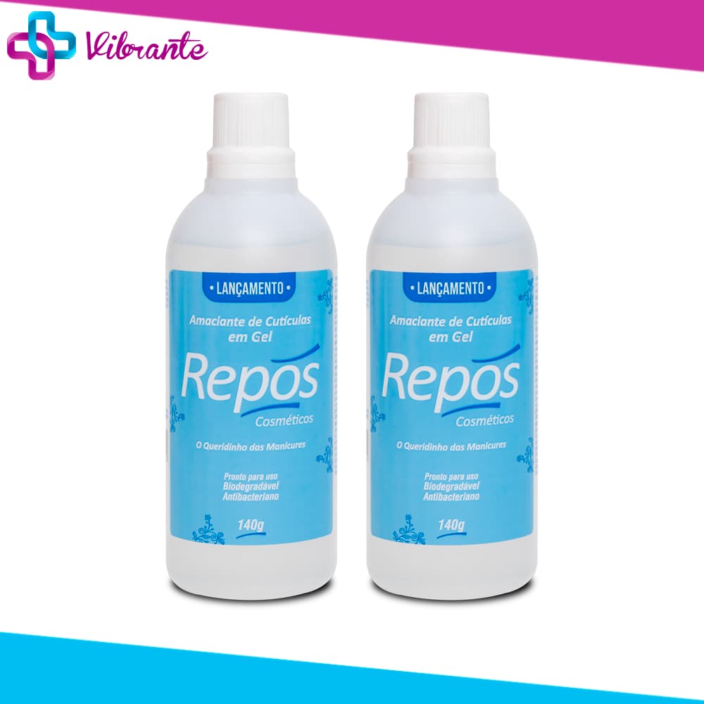 Kit Repos 2un Amaciante de Cutículas e Calosidades em Gel 140g - Spa dos Pés