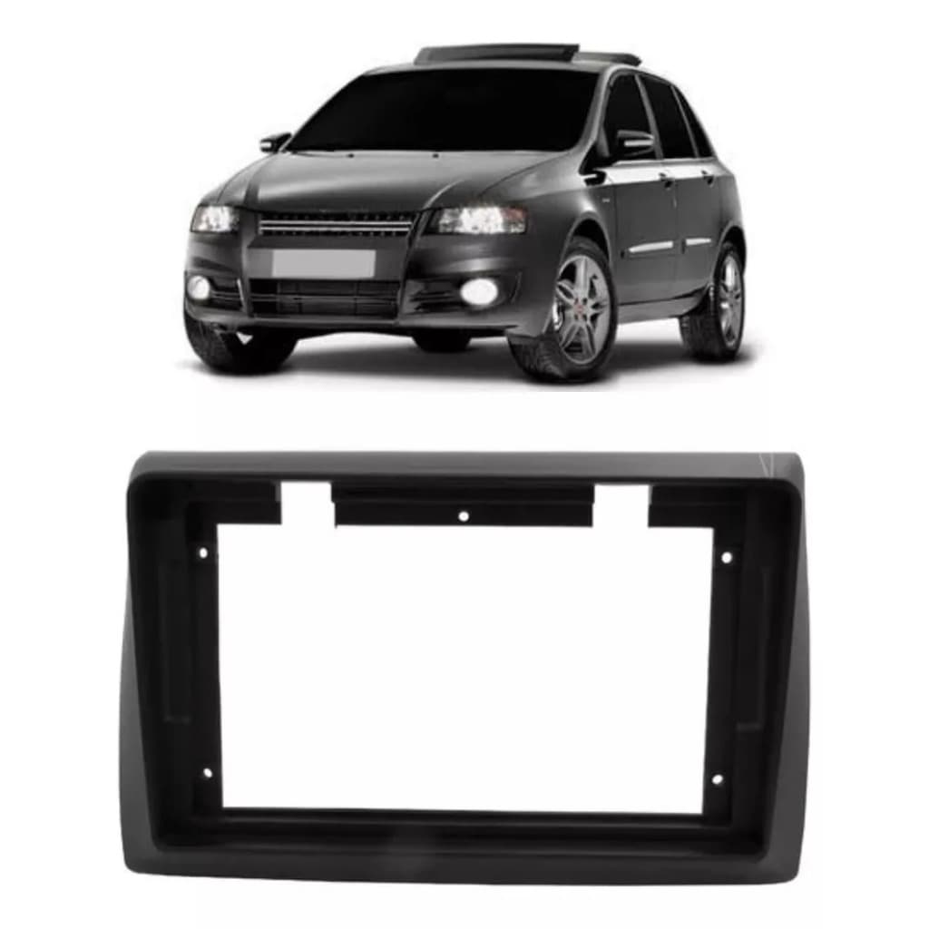 Moldura Paniel 9 Polegadas Para Fiat Stilo 2003 Até 2010