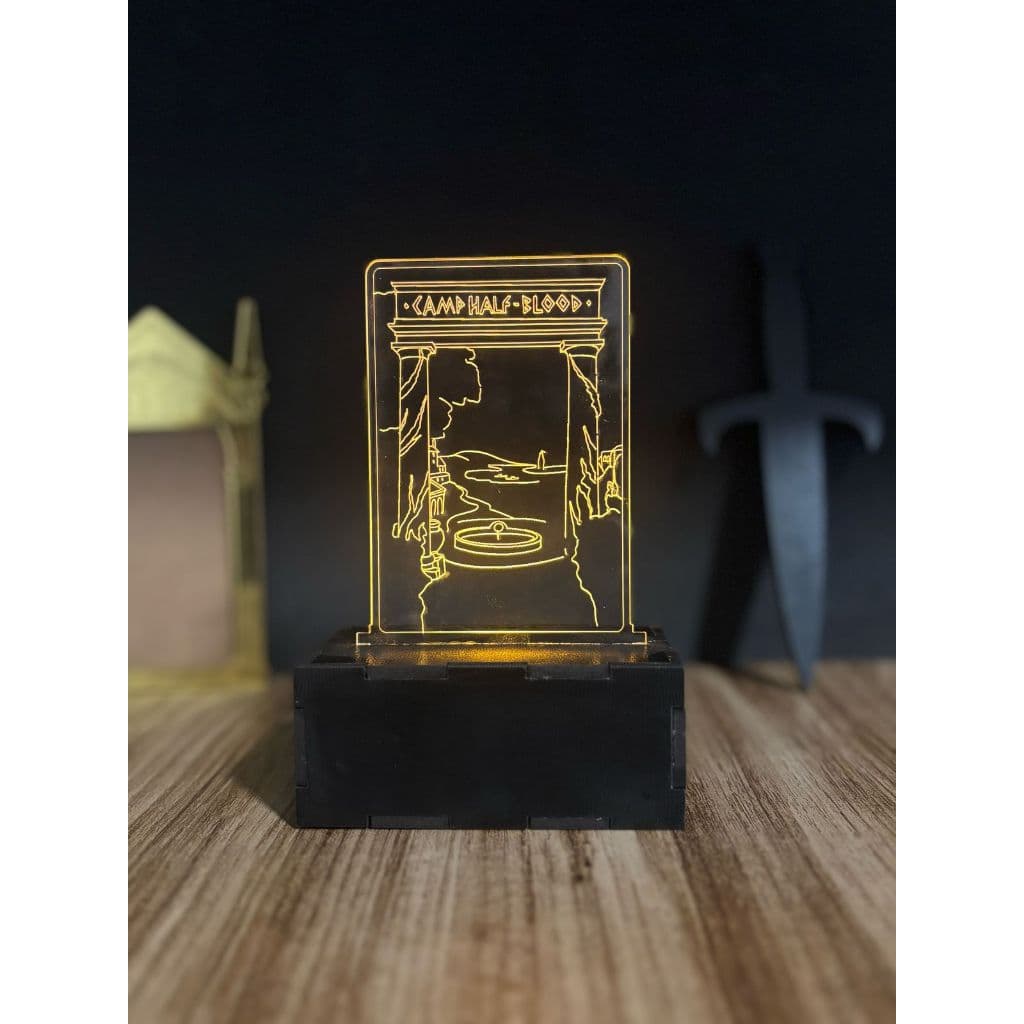 Luminaria Percy Jackson Acampamento Meio Sangue Decoração Geek