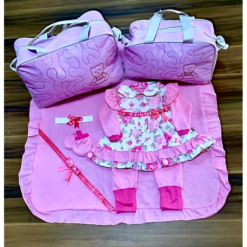 saida maternidade com bolsa maternidade kit completo