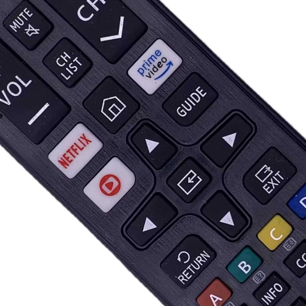 Kit com 10 Controle Remoto Tv Samsung GloboPlay Netflix Amazon Prime Video Smart Led 9110