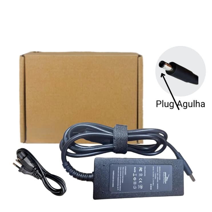 Fonte para Notebook Compatível Dell 19,5v 3,34a 65w 4.5x3.0mm La65ns2-01