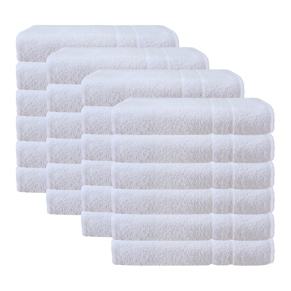 Kit 24 Toalhas De Rosto Hotelaria Mônaco Profissional - Teka