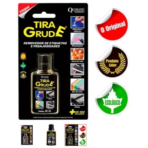 TIRA GRUDE REMOVEDOR DE ETIQUETAS E PINCHE 40ML (DIVERSAS QUANTIDADES)