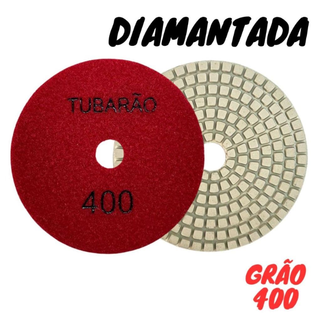 Lixa Diamantada G400 Grão 400 Polir Mármore Granito Porcelanato