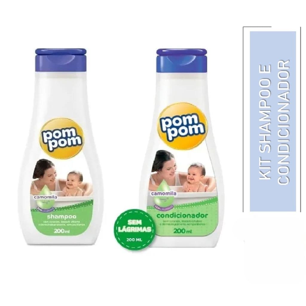 Shampoo e Condicionador Pom Pom 200ml