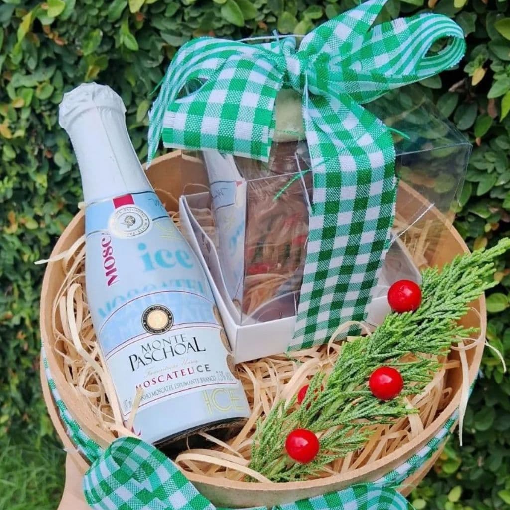 Kit com 20 caixas Redondas em MDF 20x7 Convite Casamento Padrinhos