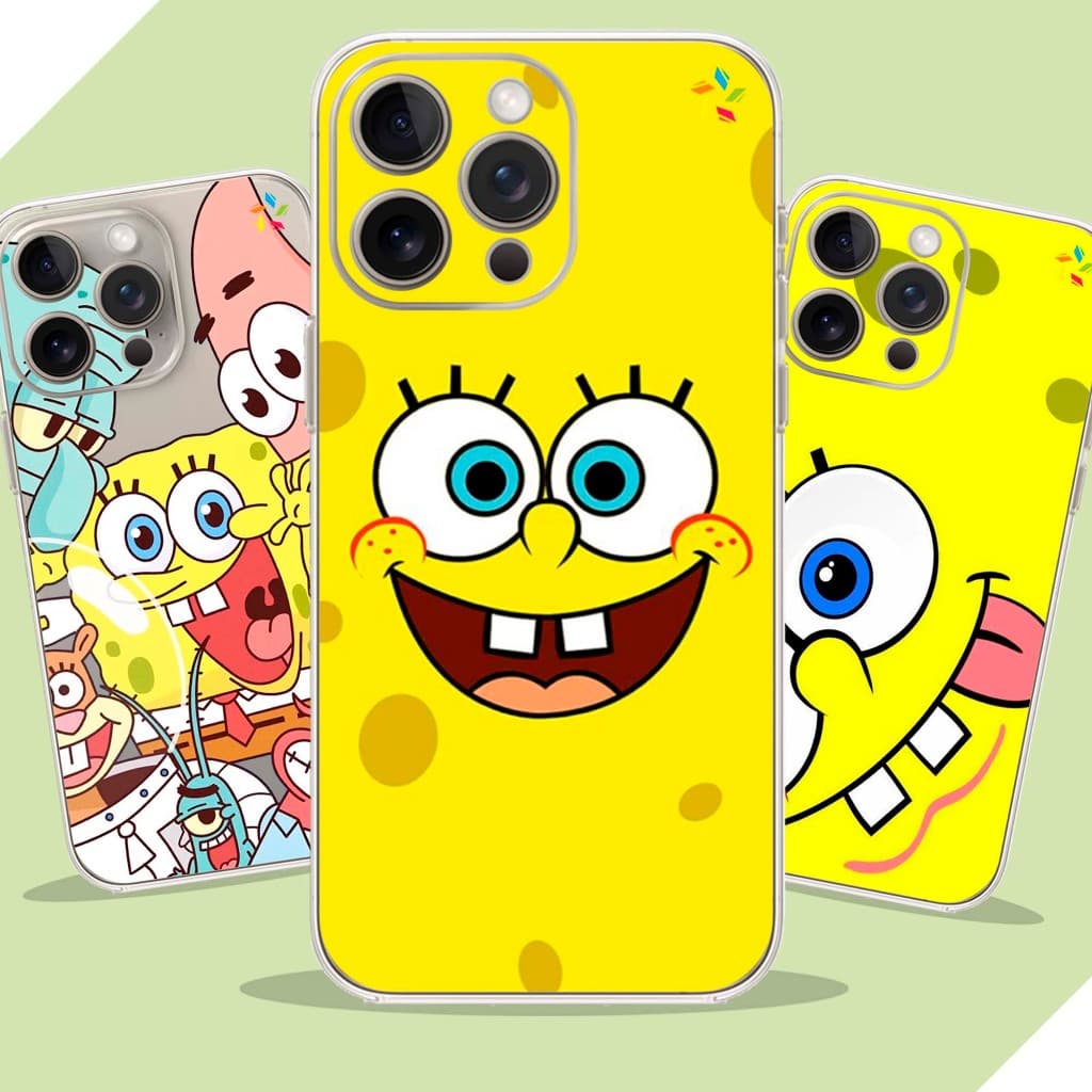 Capa Capinha personalizada para todos os aparelhos Samsung/ Iphone/ Motorola/ Xiaomi - Coleção Bob Esponja