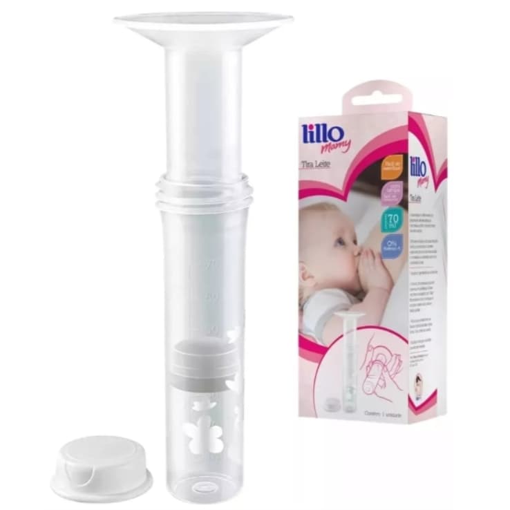 Bombinha Extrator Manual de Tirar Leite Esterilizável Mamy 70ml - Lillo