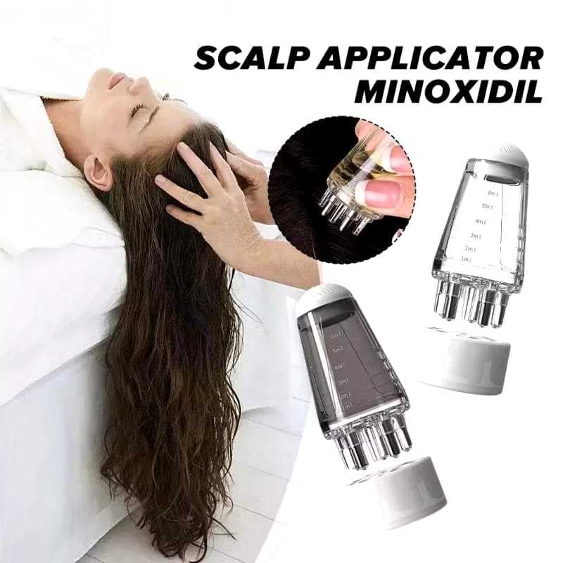 Mini Aplicador Portátil De Couro Cabeludo Tratamento Do Óleo De Soro De Crescimento Aplicar O Cabelo Penteador