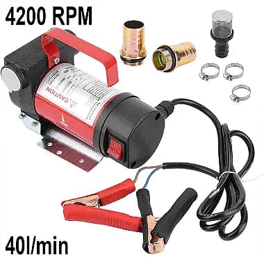 Bomba Elétrica para Transferência de Óleo Diesel Lorben 12V 200W 4200 rpm