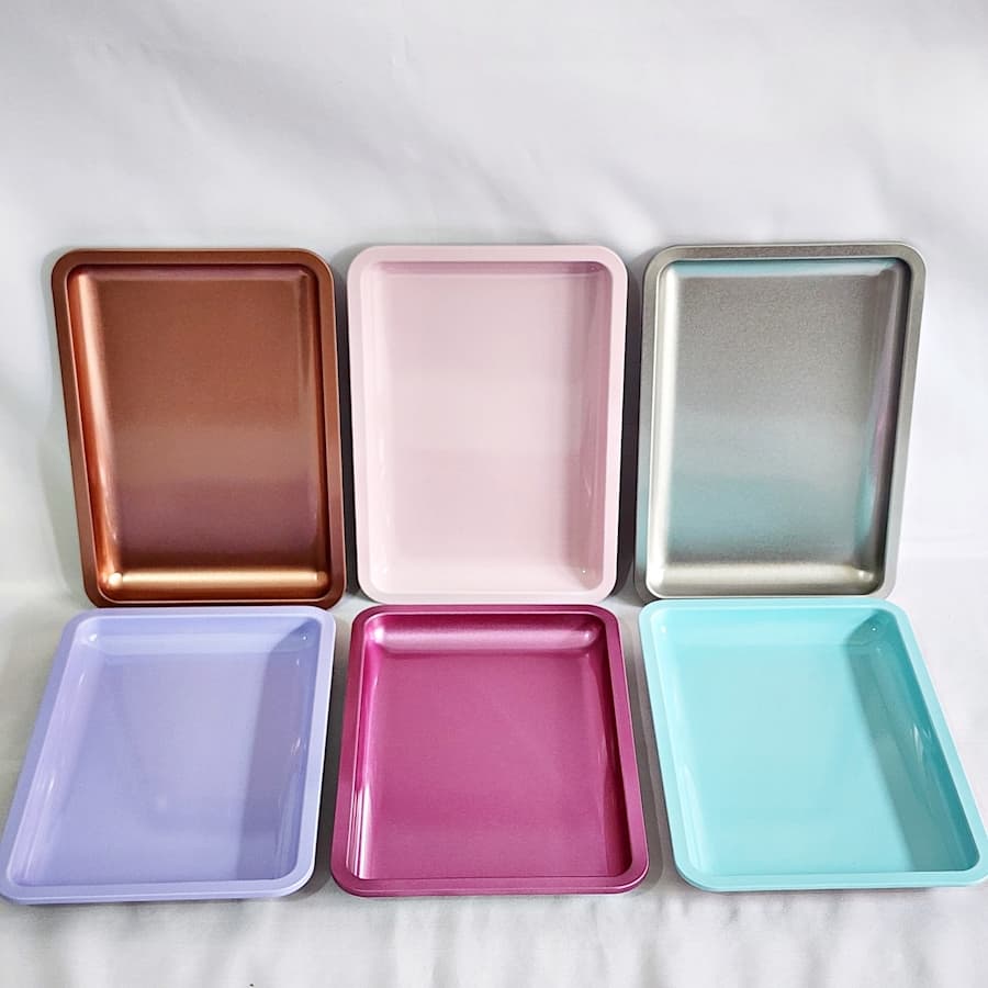 Bandeja Cuba Rim  Estéica Micropigmentação Aço Inox Colorida