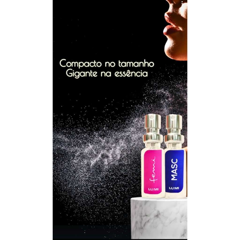 Perfume Lumi Cosmeticos 8Ml ( Escolha Fragancia por mensagem )