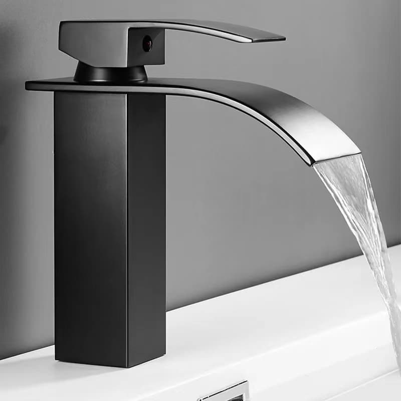 Torneira Quente Fria Misturador Monocomando Cascata Alta Qualidade Banheiro Lavatorio Luxo
