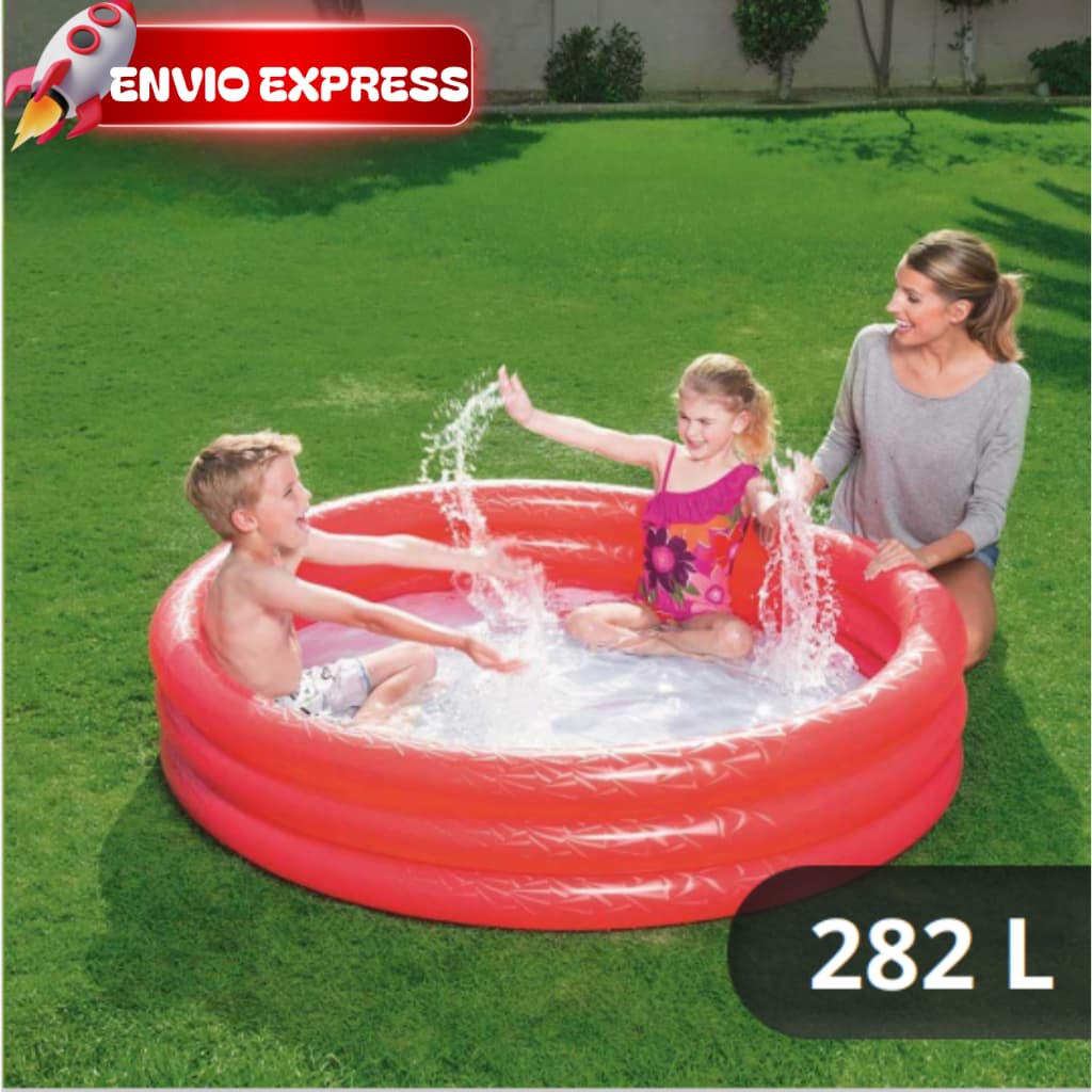 Piscina Inflável Infantil Capacidade 282 litros 1,52m x 30cm Bestway Para Crianças Super Resistente