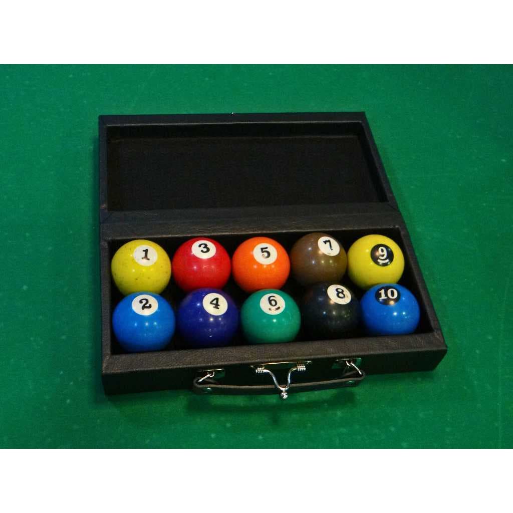 ESTOJO MALETA PARA 10 BOLAS DE SINUCA/BILHAR/SNOOKER