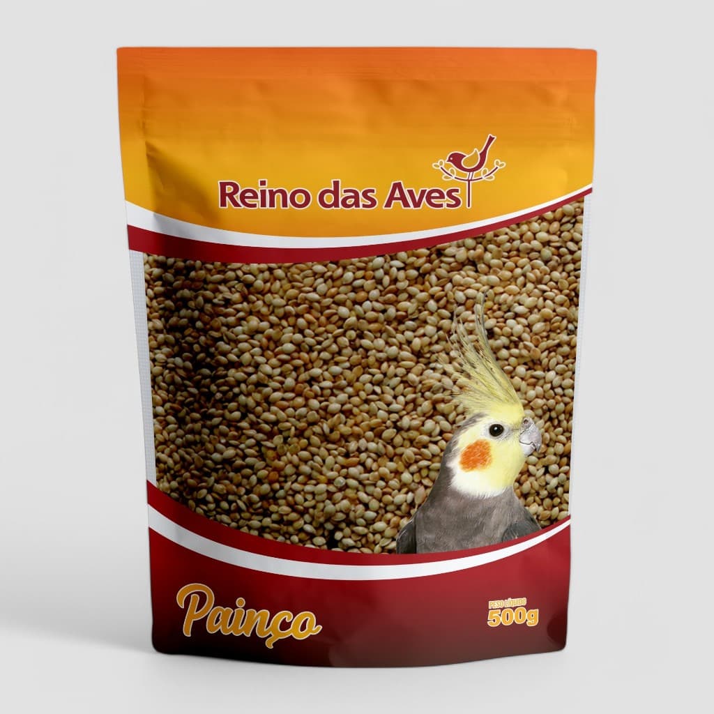 Ração Painço 500g | Sementes Indicadas para Alimentação de Aves de Pequeno e Médio Porte