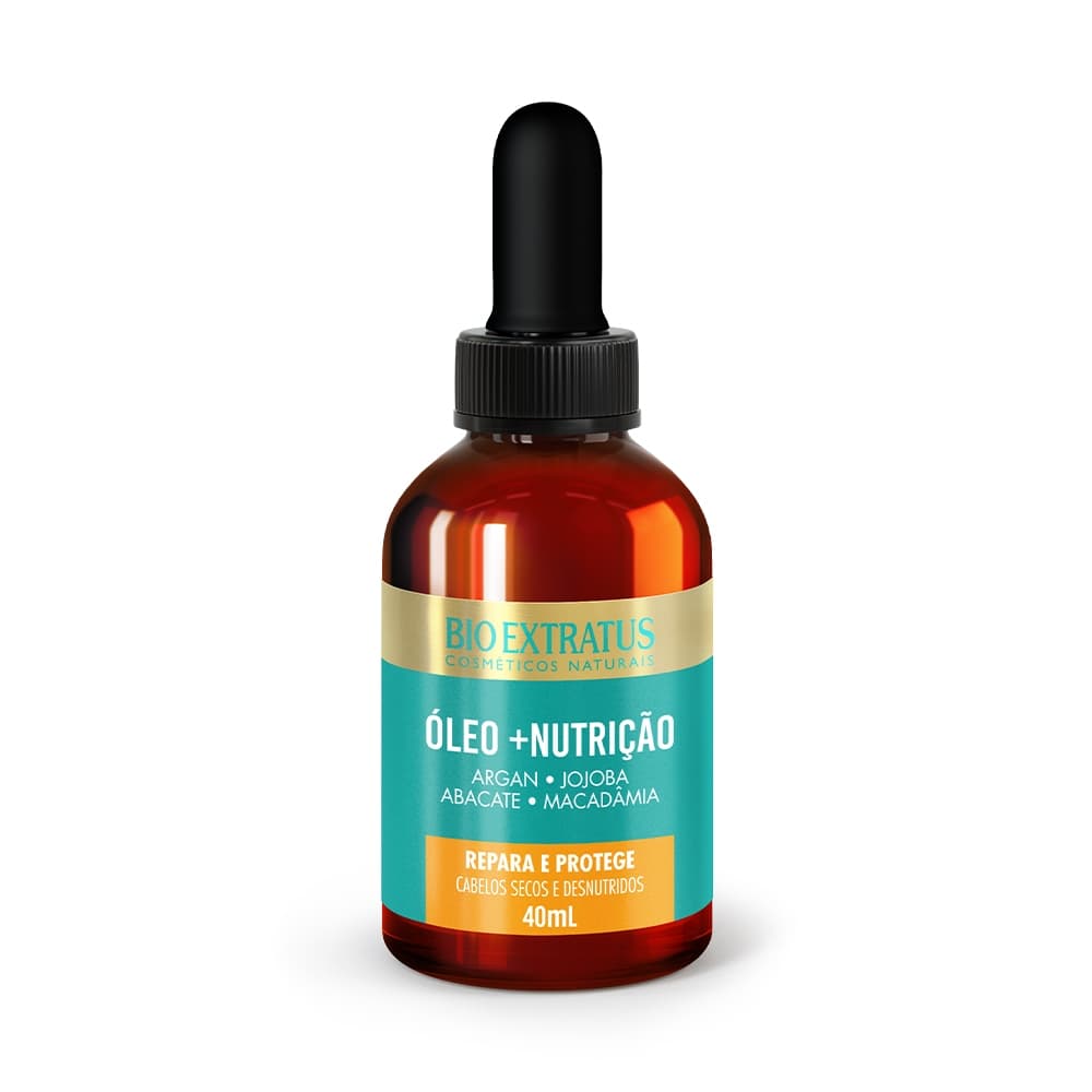Bio Extratus Óleo Nutrição Capilar, Argan, Jojoba, Abacate e Macadâmia, 40ml
