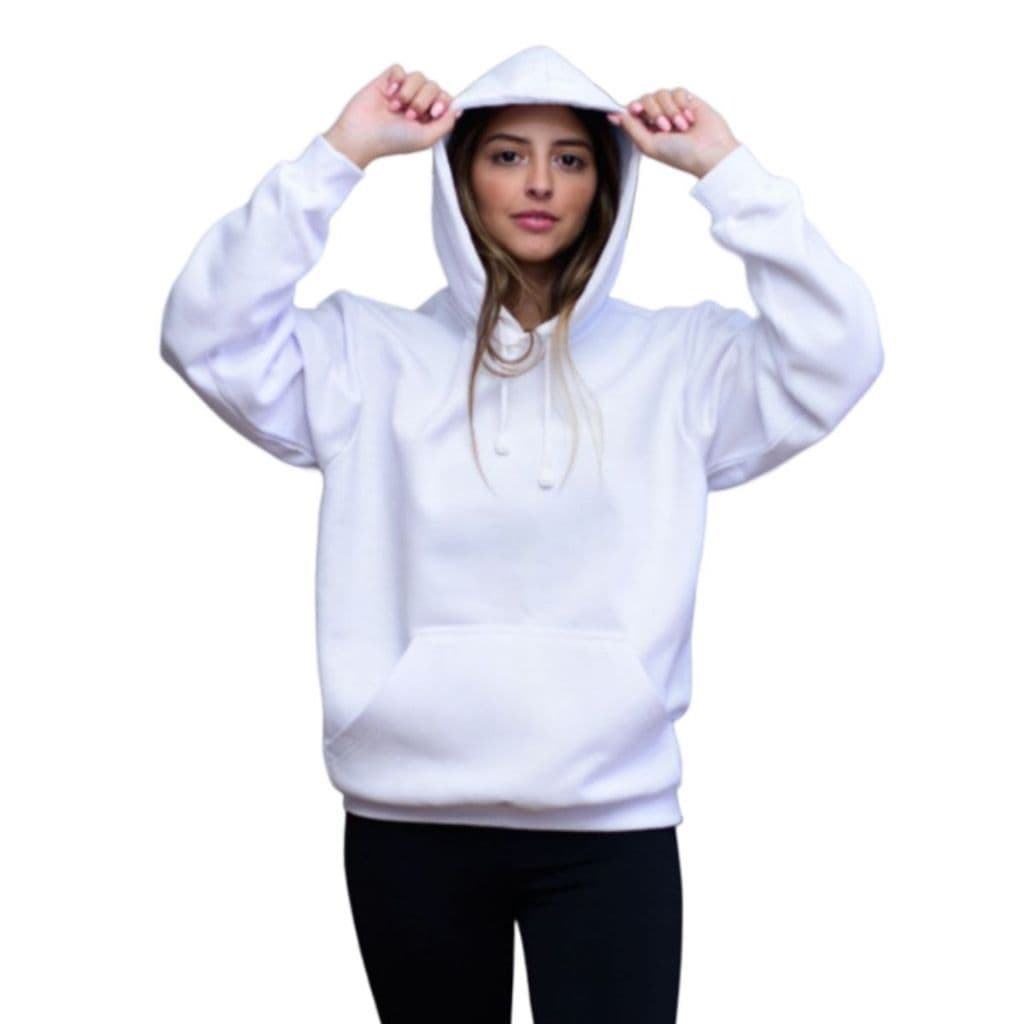 Moletom Canguru UNISSEX Blusa de Frio Com Capuz e Bolso 100% Algodão Acabamento Reforçado  Quentinho