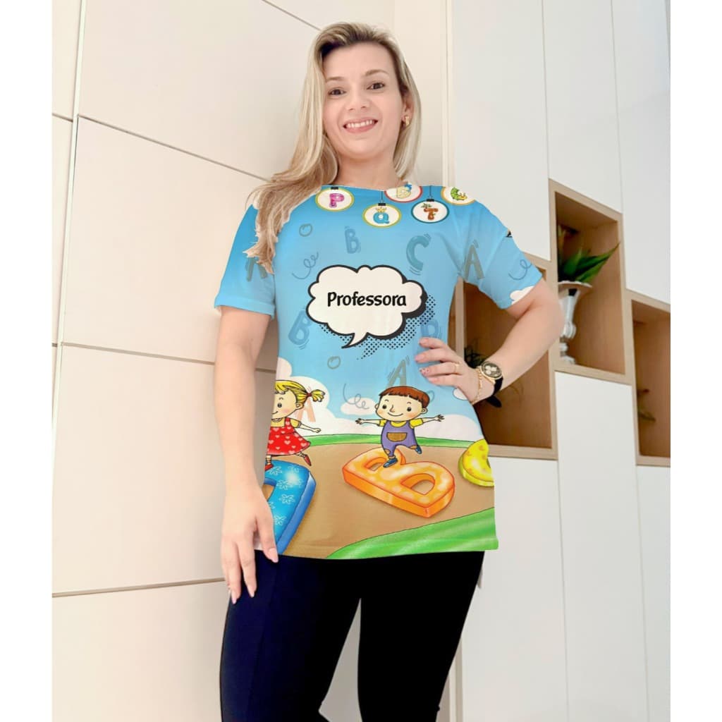 Camisa Max blusão feminina Professora/Educadora/Educação/Creche/EducaçãoInfantil/Escola