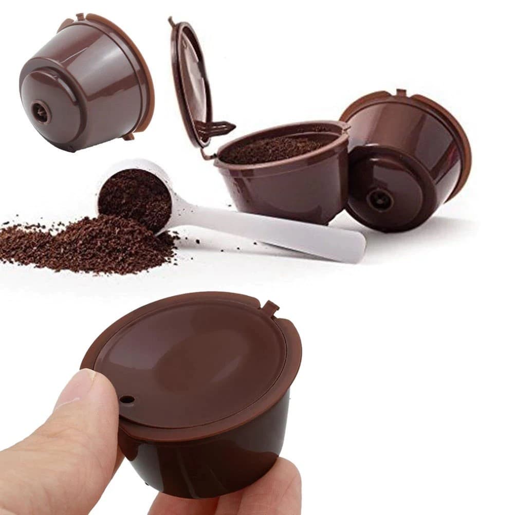 4 Cápsulas Dolce Gusto Reutilizáveis Recarregáveis *