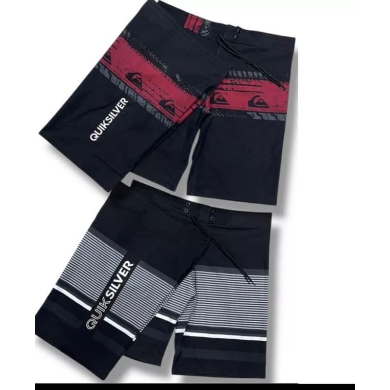 Kit com 2 Bermudas de surf Masculina no tecido tactel com elastano